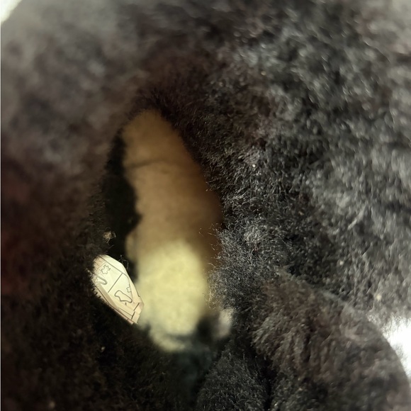 UGG Dark Suede Boots with Logo Detail - Picture 10 of 11